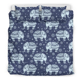 Elephant Tribal Design Pattern Bedding Set