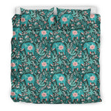Elephants Jungle Pattern Bedding Set
