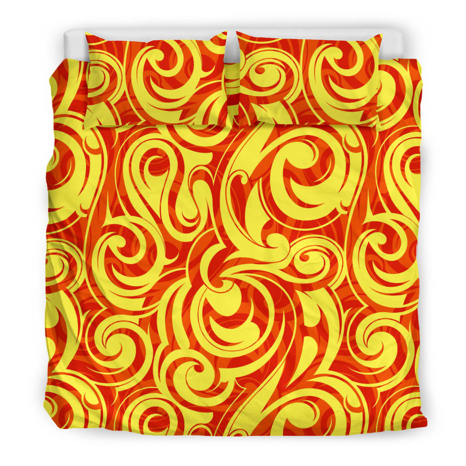 Fire Flame Design Pattern Bedding Set