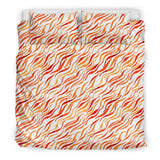Fire Flame Watercolor Pattern Bedding Set