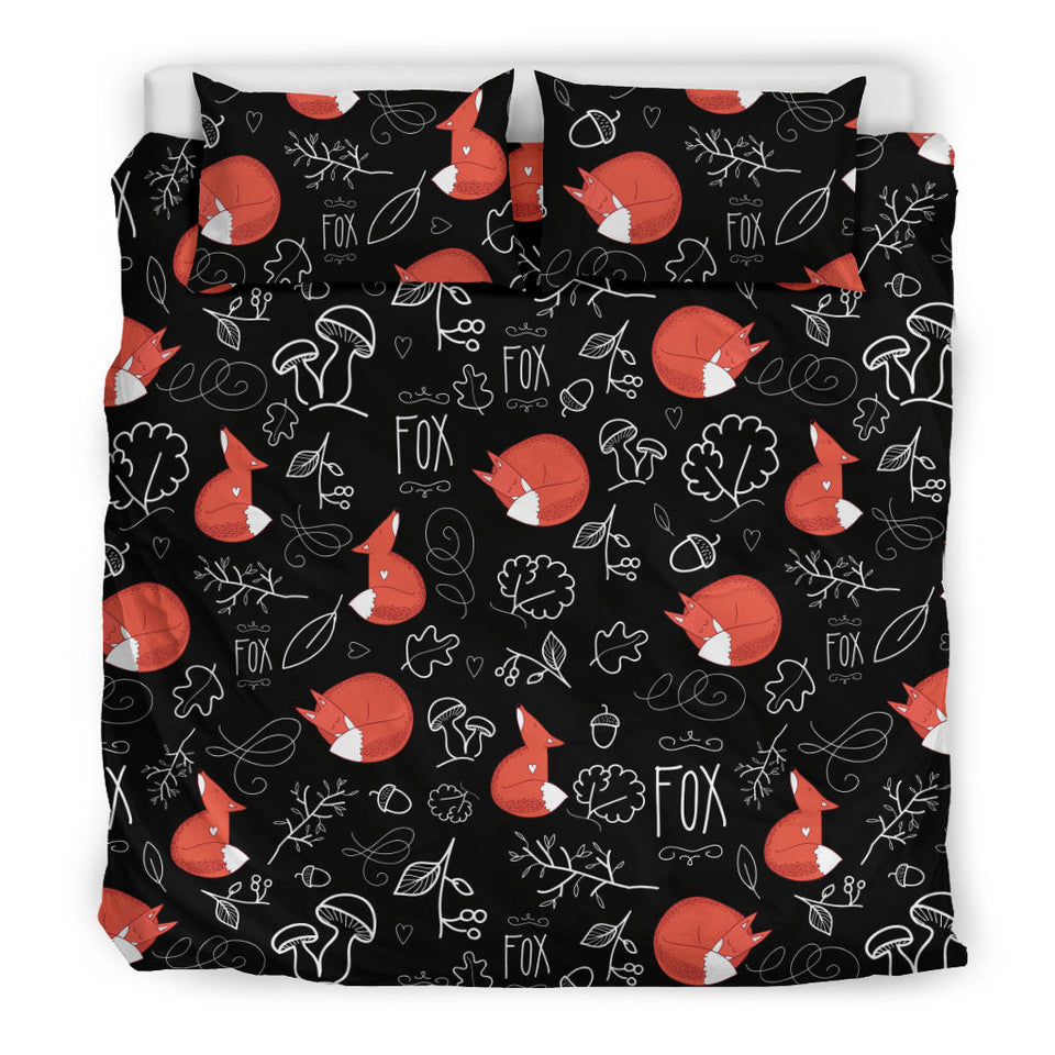 Fox Sleeping Fox Pattern Bedding Set