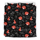 Fox Sleeping Fox Pattern Bedding Set