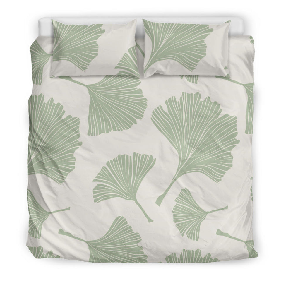 Ginkgo Leaves Pattern Bedding Set