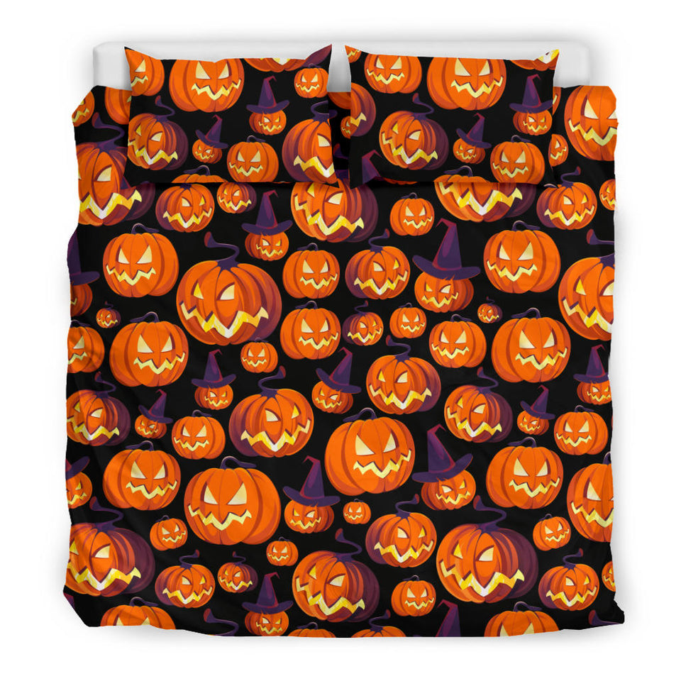 Halloween Pumpkin Pattern Bedding Set