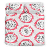 Hand Drawn Dragon Fruit Bedding Set