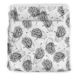 Hand Drawn French Fries Pattern Bedding Set