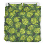 Hop Pattern Hop Cone Background Bedding Set