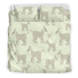 Little Young Goat Pattern Bedding Set