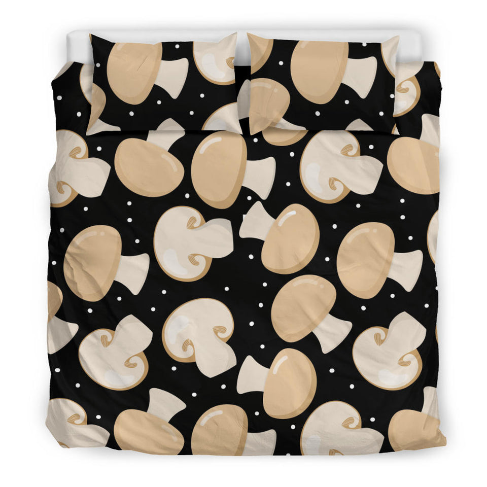 Champignon Mushroom Pattern Bedding Set