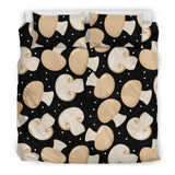 Champignon Mushroom Pattern Bedding Set