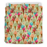 Colorful Ice Cream Pattern Bedding Set