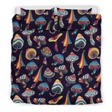 Colorful Mushroom Pattern Bedding Set