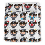 Cute Ninja Design Pattern Bedding Set