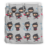 Cute Ninja Pattern Bedding Set