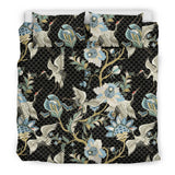 Japanese Crane Ornament Elements Bedding Set