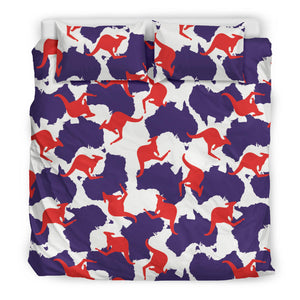Kangaroo Australian Pattern Bedding Set