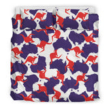 Kangaroo Australian Pattern Bedding Set