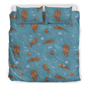 Sea Otters Pattern Bedding Set