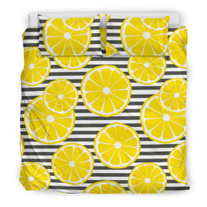 Slice Of Lemon Design Pattern Bedding Set