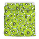 Slices Of Lime Design Pattern Bedding Set