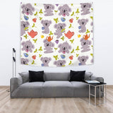 Cute Koalas Teapots Tea Wall Tapestry
