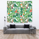 Cactus Design Pattern Copy Wall Tapestry
