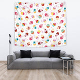 Cake Cupcake Design Pattern Wall Tapestry