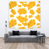 Cheese Slice Pattern Wall Tapestry
