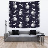 Chihuahua Space Helmet Astronaut Pattern Wall Tapestry