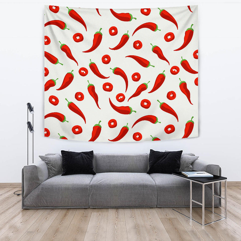 Chili Pattern Wall Tapestry