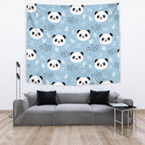 Cute Panda Pattern Wall Tapestry