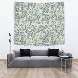 Hand Drawn Blueberry Pattern Wall Tapestry