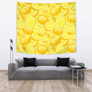 Lemon Pattern Wall Tapestry