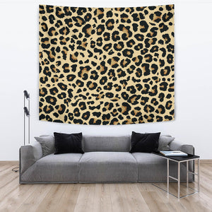 Leopard Print Design Pattern Wall Tapestry