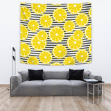 Slice Of Lemon Design Pattern Wall Tapestry