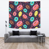 Colorful Donut Glaze Pattern Wall Tapestry