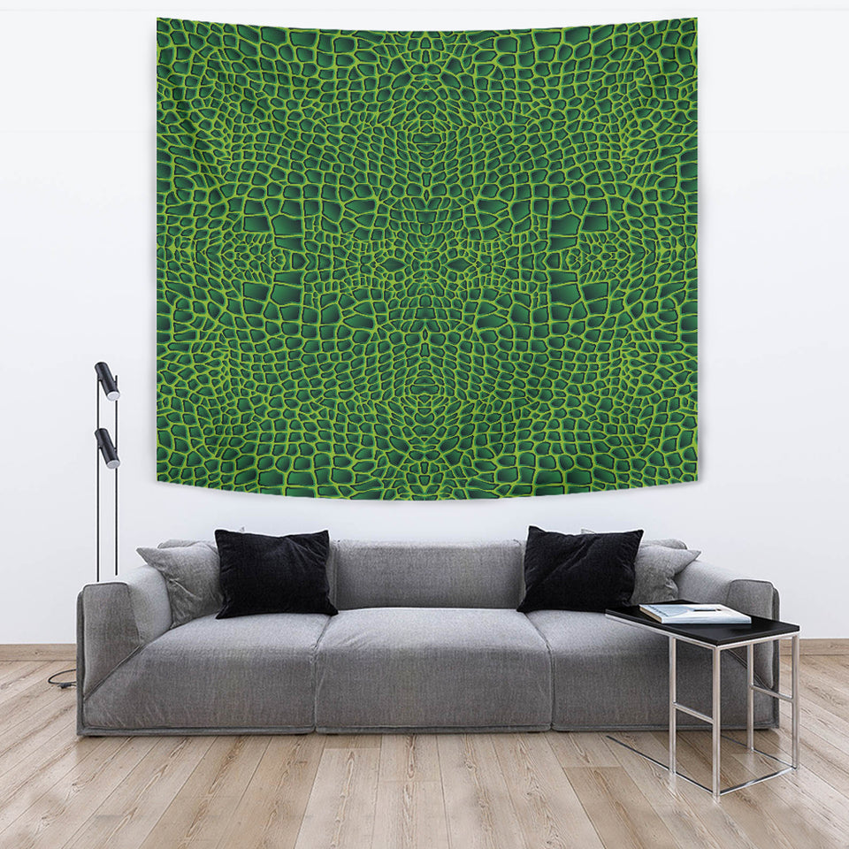 Crocodile Skin Printed Wall Tapestry