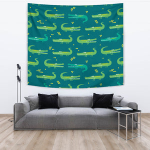 Crocodile Pattern Wall Tapestry