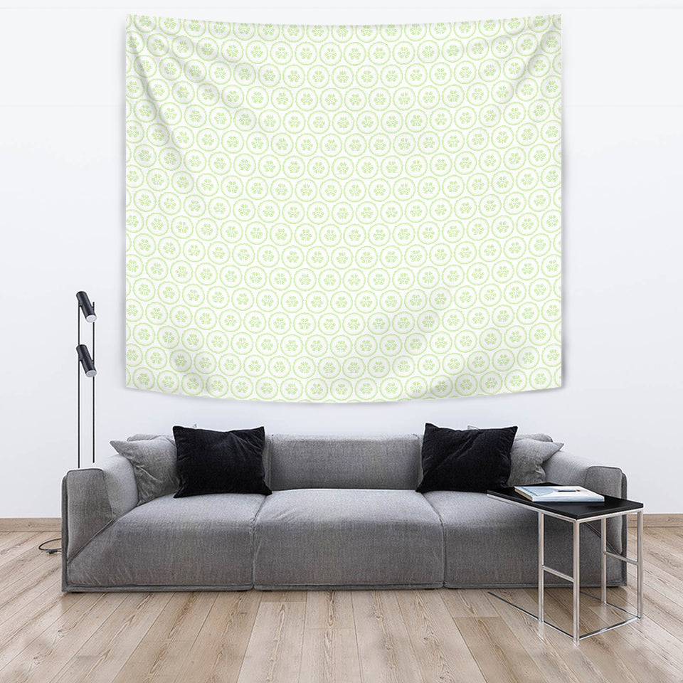 Cucumber Pattern Background Wall Tapestry