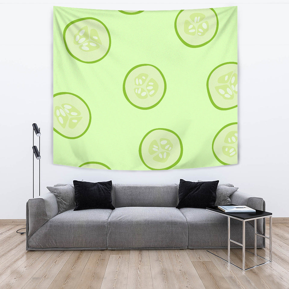 Cucumber Pattern Wall Tapestry