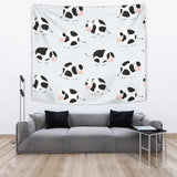 Cute Cows Pattern Wall Tapestry