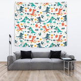 Cute Crocodile Pattern Wall Tapestry