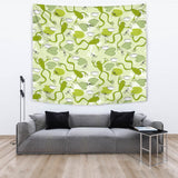 Cute Frog Dragonfly Pattern Wall Tapestry