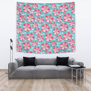 3D Sakura Cherry Blossom Pattern Wall Tapestry