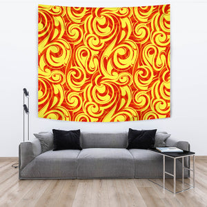 Fire Flame Design Pattern Wall Tapestry
