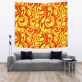 Fire Flame Design Pattern Wall Tapestry