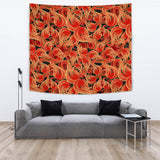 Fire Flame Pattern Wall Tapestry