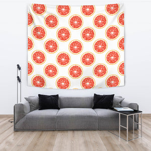 Grapefruit Pattern Wall Tapestry