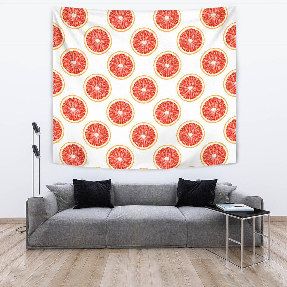 Grapefruit Pattern Wall Tapestry