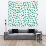 Green Ginkgo Leaves Pattern Wall Tapestry